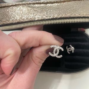 Chanel Diamond stuff earrings women’s